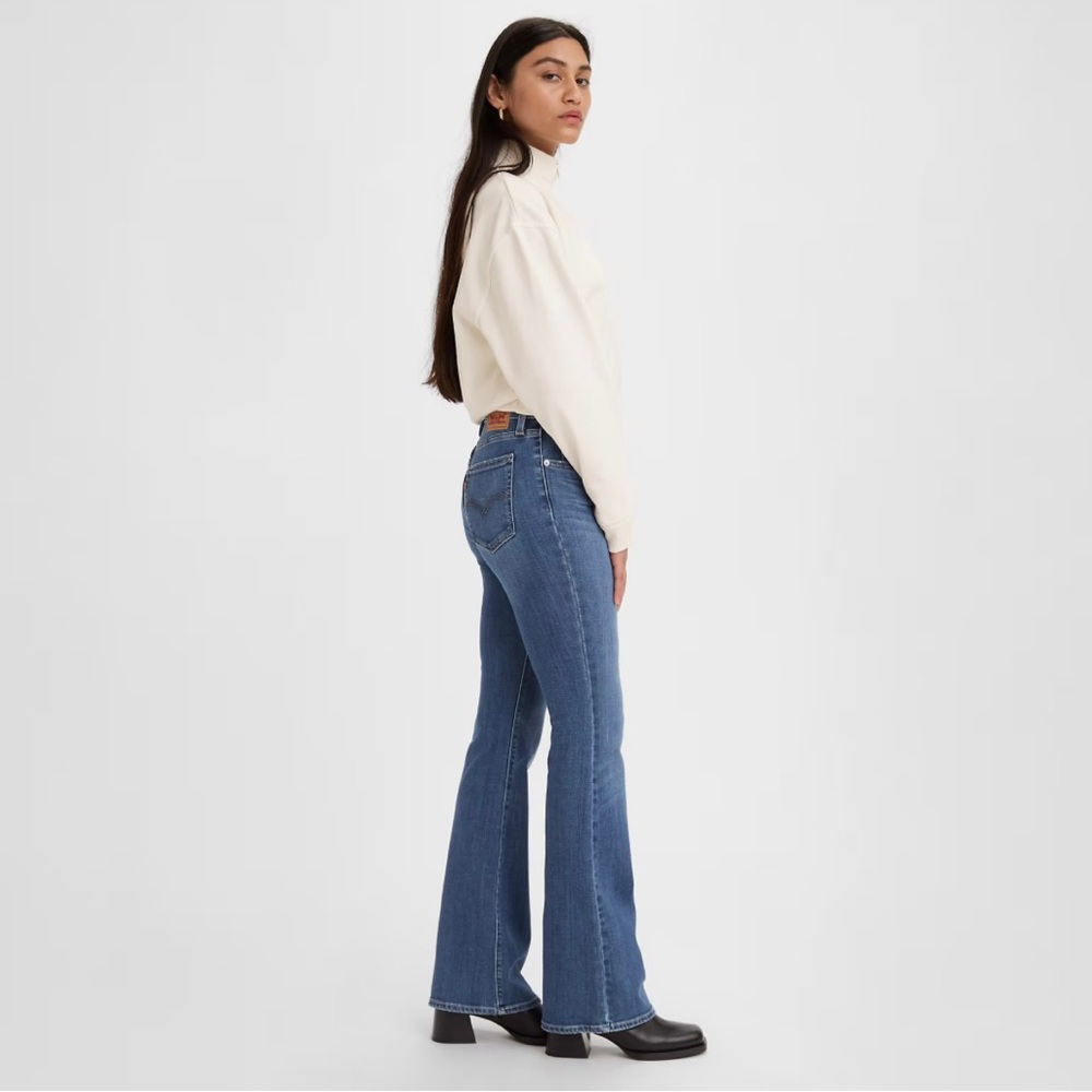 70's high flare Levi Jeans